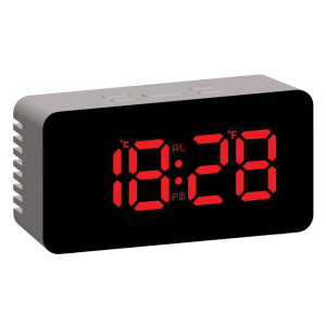 JVD SB3658.7 - 10,5 x 5,3cm - Szary - Budzik elektroniczny