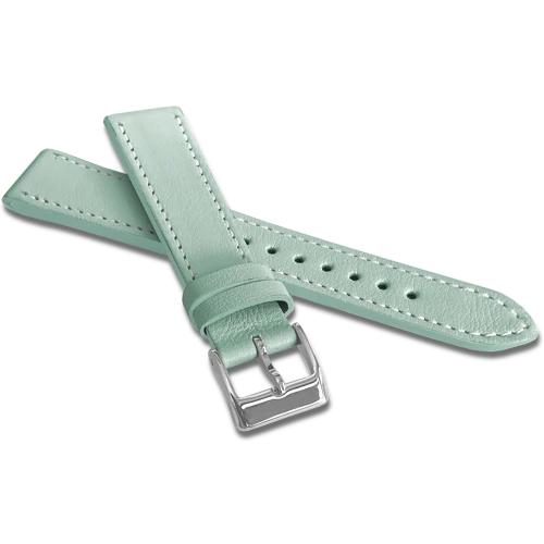 MINET Slim MSTUG18 - 18mm - ZIELONY- Skórzany pasek do zegarka