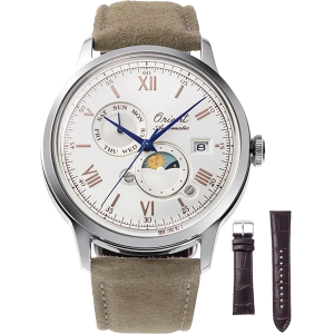 ORIENT RA-AK0808S30B - Bambino Sun & Moon - 75th Anniversary Limited Edition - Męski - Zegarek na pasku