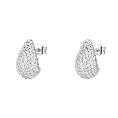 BROSWAY FIW125 - Ag925 - Fancy Infinite White - Damskie - Kolczyki