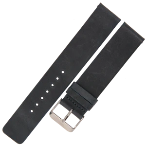 LAVVU Plain LSCUL20 - 20mm - GRANATOWY - Skórzany pasek do zegarka