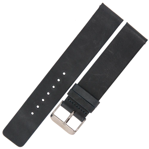 LAVVU Plain LSCUL20 - 20mm - GRANATOWY - Skórzany pasek do zegarka