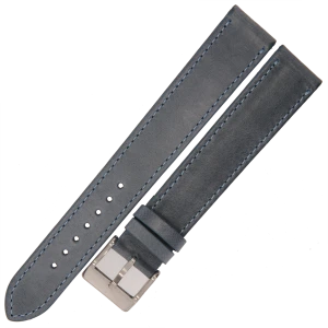 LAVVU Classic LSKUJ20 - 20mm - NIEBIESKI - Skórzany pasek do zegarka