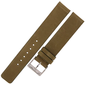 LAVVU Plain LSCUG18 - 18mm - ZIELONY - Skórzany pasek do zegarka