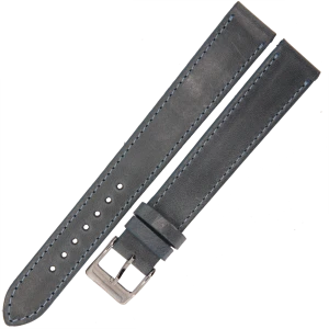 LAVVU Classic LSKUJ18 - 18mm - NIEBIESKI - Skórzany pasek do zegarka