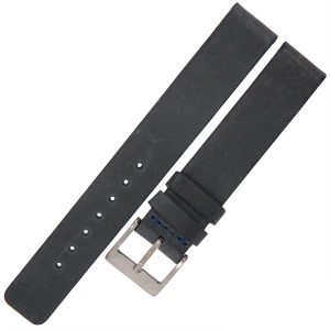 LAVVU Plain LSCUL16 - 16mm - GRANATOWY - Skórzany pasek do zegarka