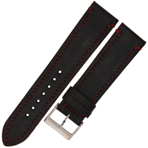 LAVVU Tailor LSPBR22 - 22mm - Czarny - Skórzany pasek do zegarka