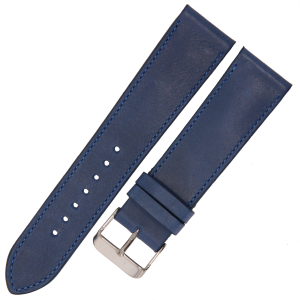 LAVVU Sport LSAUL22 - 22mm - Granatowy - Skórzany pasek do zegarka