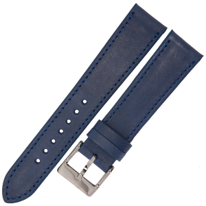 LAVVU Sport LSAUL20 - 20mm - Granatowy - Skórzany pasek do zegarka