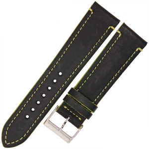 LAVVU Tailor LSPBY22 - 22mm - Czarny - Skórzany pasek do zegarka