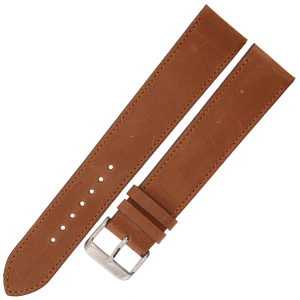 LAVVU Sport XL LSAXE22 - 22mm - Średni brąz - Skórzany pasek do zegarka