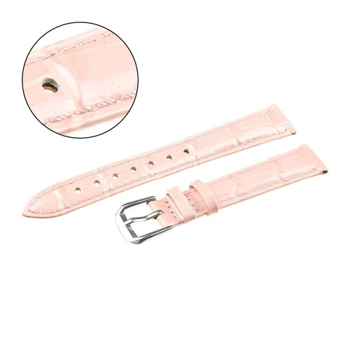 PACIFIC W75 - Różowy - 14mm - Skórzany pasek do zegarka