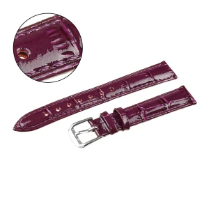 PACIFIC W75 - Fioletowy - 14mm - Skórzany pasek do zegarka