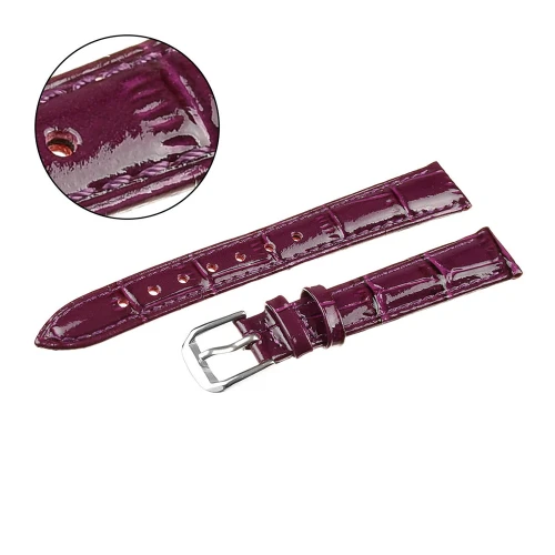 PACIFIC W75 - Fioletowy - 14mm - Skórzany pasek do zegarka