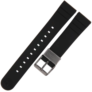 SEIKO R03L014N0 - 20mm - Czarny - Gumowy pasek do zegarka