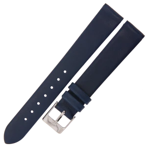 MARTA MG4 - 16mm - Gładki - GRANATOWY - Skórzany pasek do zegarka
