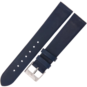 MARTA MG4 - 18mm - Gładki - GRANATOWY - Skórzany pasek do zegarka