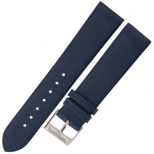 MARTA MG4 - 20mm - Gładki - GRANATOWY - Skórzany pasek do zegarka