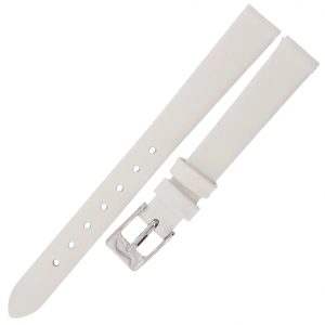 MARTA MG5 - 12mm - Gładki - BIAŁY - Skórzany pasek do zegarka