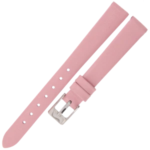 MARTA MG10 - 12mm - Gładki - RÓŻOWY - Skórzany pasek do zegarka