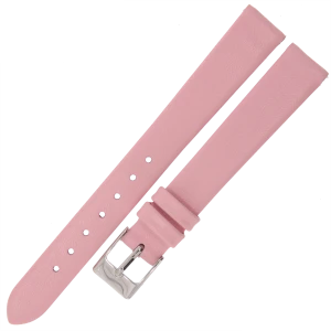MARTA MG10 - 14mm - Gładki - RÓŻOWY - Skórzany pasek do zegarka