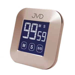 JVD DM9015.2 - 8,5x8,5cm - Różowe złoto - Minutnik