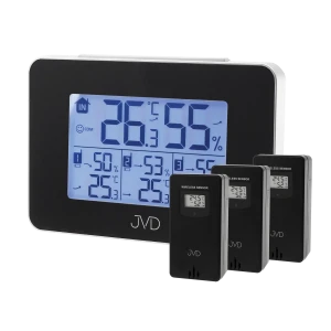 JVD T3364.2 - 13x9cm - Czarny - Stacja pogody