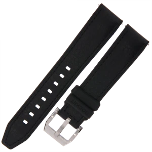 ROCHET Cordoba - CZARNY - 22mm - Hybrydowy pasek do zegarka