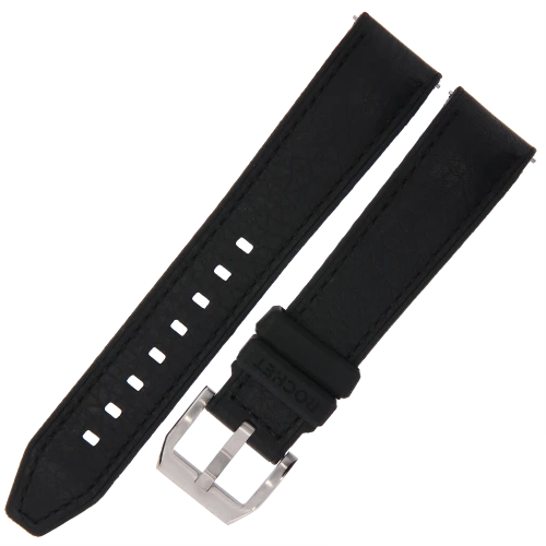 ROCHET Cordoba - CZARNY - 22mm - Hybrydowy pasek do zegarka