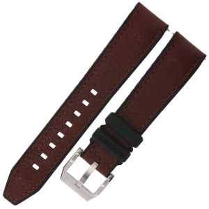 ROCHET Cordoba - CIEMNY BRĄZ - 22mm - Hybrydowy pasek do zegarka