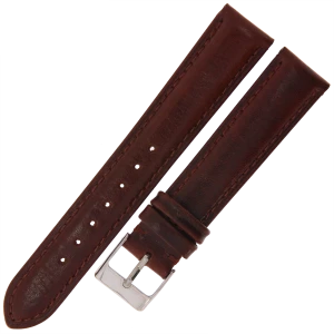 TEKLA E20 - 18mm - BRĄZOWY - Skórzany pasek do zegarka