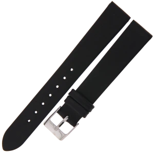 TEKLA G1 - 16mm - Gładki - CZARNY - Skórzany pasek do zegarka