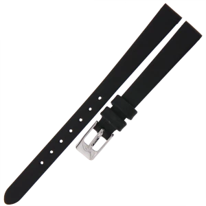 TEKLA G1 - 10mm - Gładki - CZARNY - Skórzany pasek do zegarka