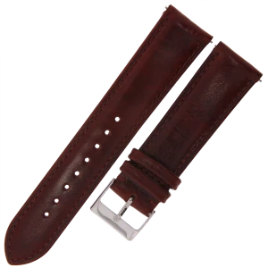 TEKLA E20 - 22mm - BRĄZOWY - Skórzany pasek do zegarka