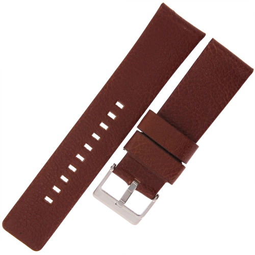 TEKLA TX2 - Bizon - 24mm - Brązowy - Skórzany pasek do zegarka