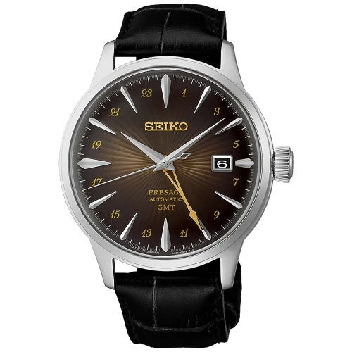 SEIKO SSK039J1 - Presage Automatic GMT - Męski - Zegarek na pasku