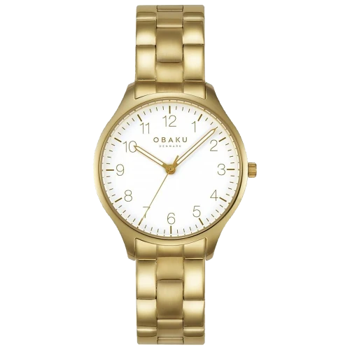 OBAKU V260LXGWSG-DAF - Damski - Zegarek na bransolecie