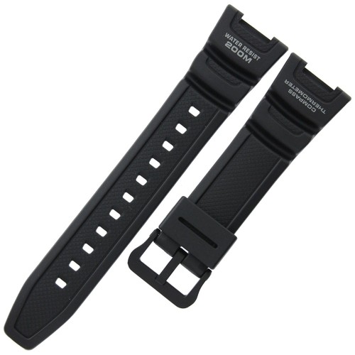CASIO 10304195 - Pasek do zegarka - SGW-100 / SGW-100-1V - Czarny