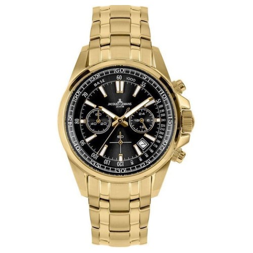 JACQUES LEMANS 1-2117M - Liverpool Chrono - Męski - Zegarek na bransolecie