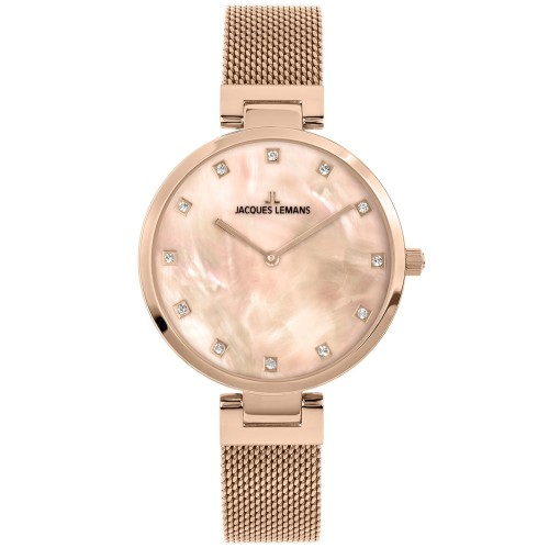 JACQUES LEMANS 1-2001H - Milano - Damski - Zegarek na bransolecie mesh