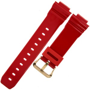 CASIO 10427102 - Pasek do zegarka - DW-6930A-4 / GW-M5630A-4 - Czerwony