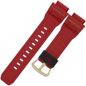 CASIO 10427319 - Pasek do zegarka - G-9300 / G-9330A-4 - Czerwony