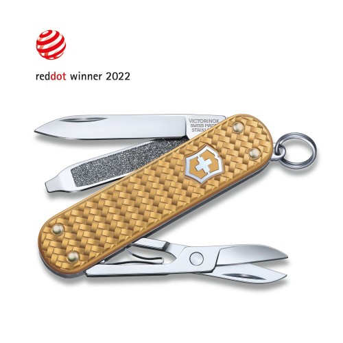 Scyzoryk VICTORINOX - Classic Precious Alox Collection - Brass Gold5.jpg