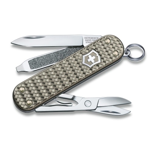 VICTORINOX 0.6221.4031G - Classic SD Precious Alox - Scyzoryk 58mm - Infinite Gray