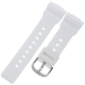 CASIO 10451765 - Pasek do zegarka - BA-110 / BA-111 / BA-112 / BA-120 / BA-125 / BA-130 - Biały