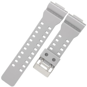 CASIO 10464043 - Pasek do zegarka - GA-110 / GA-110TS-8A3 - Siwy