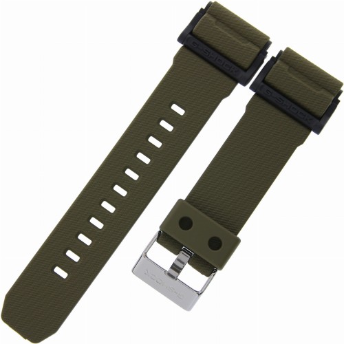 CASIO 10475780 - Pasek do zegarka - GD-400 / GD-400-9 - Ciemny Zielony