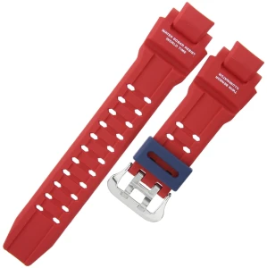 CASIO 10493627 - Pasek do zegarka - GA-1100 / GA-1100-2A - Czerwony