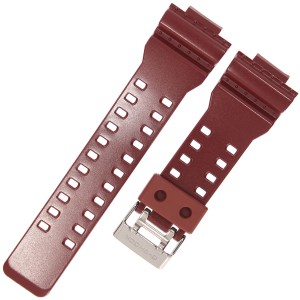 CASIO 10533061 - Pasek do zegarka - GA-110 / GA-110EW-4A - Bordowy