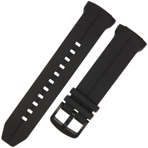 CASIO 10550770 - Pasek do zegarka - BGS-100-1A / BGS-100SC-1A - Czarny